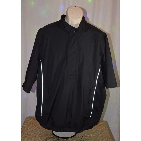 Dryjoys by FootJoy Black Rain Jacket size XL - Picture 1 of 7